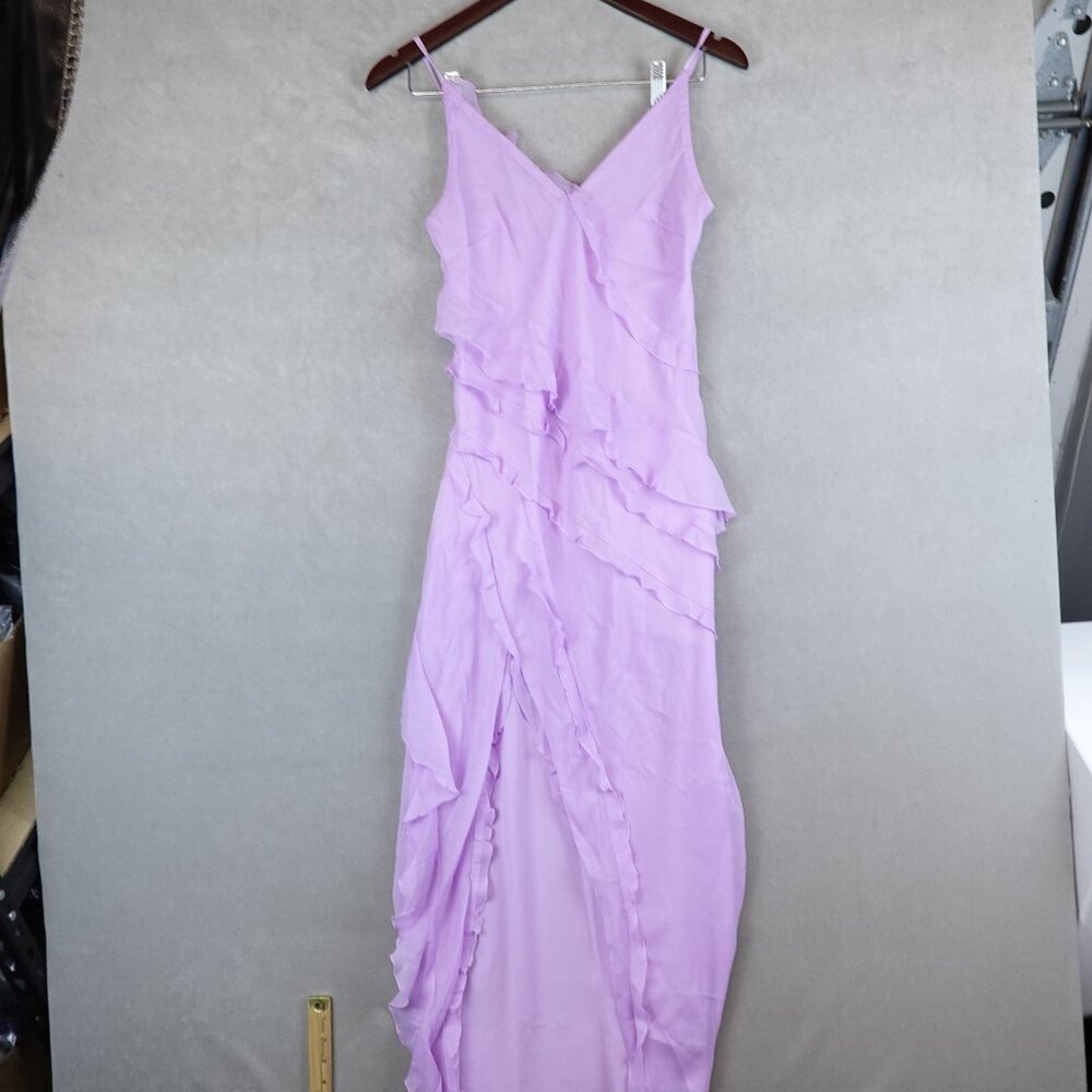 Abercrombie & Fitch Draped Ruffle Maxi Dress